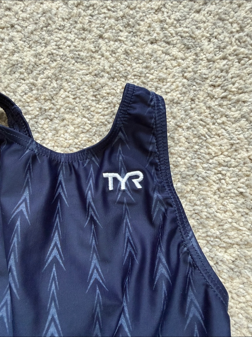 TYR Navy Racing Tech Suit - Picture 3 of 3